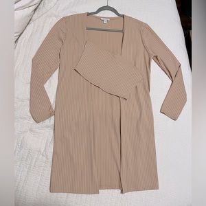 Top shop nude cardigan/bandeau set - size 8/10